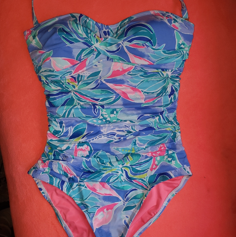 Lilly pulitzer one piece bathing suit